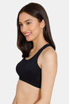 Zivame Girls Double Layered Non Wired Full Coverage Racerback Beginner Sports Bra (Pack of 2) - Multicolor — thumbnail 7